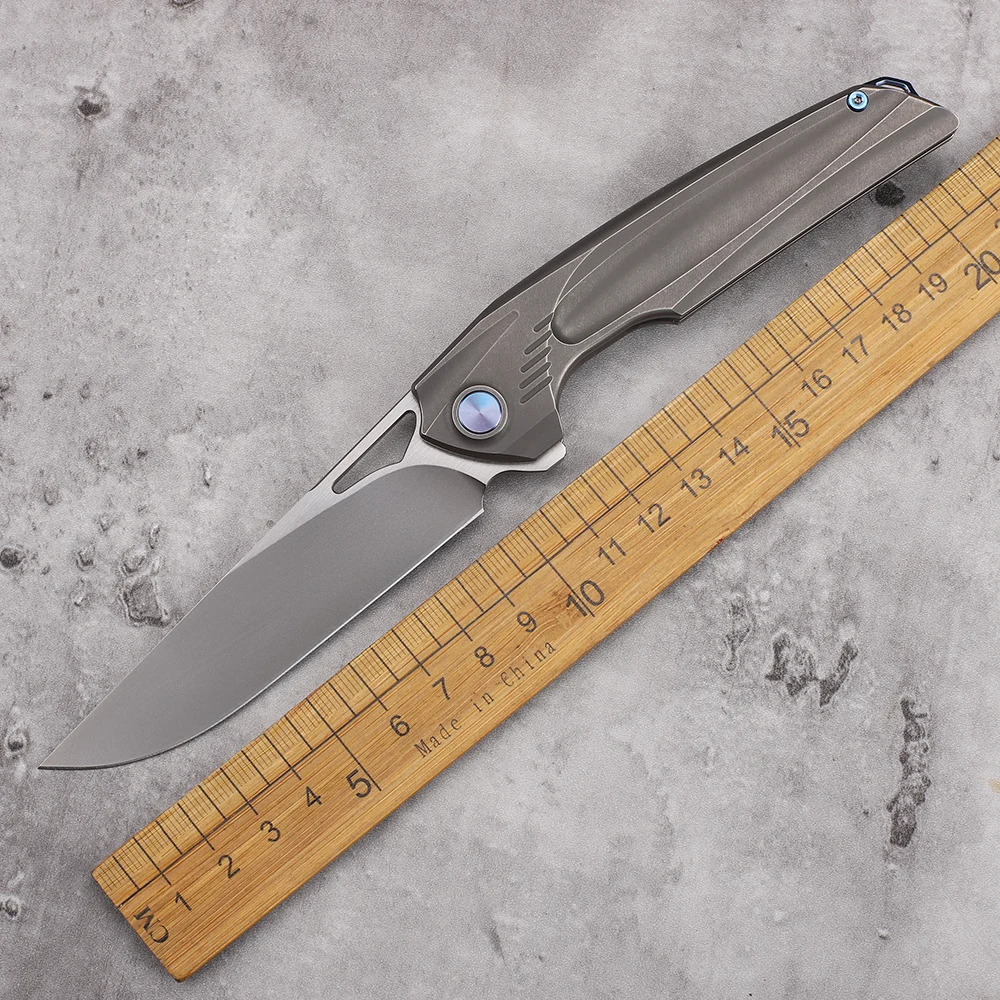 M390 Blade TC4 Handle Folding Flip Outdoor Camping Survival Fishing Christmas Gift EDC Fruit Tool Knife
M390 Blade TC4 Handle Folding Flip Outdoor Camping Survival Fishing Christmas Gift EDC Fruit Tool Knife