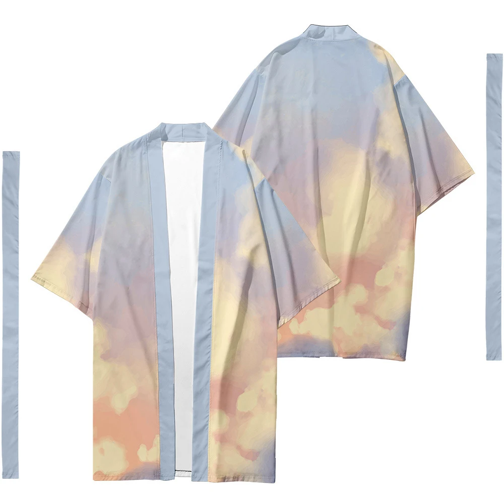 Men's Japanese traditional ethnic long kimono cardigan women's kimono animal cloud pattern kimono shirt yukata jacket 1
Men's Japanese traditional ethnic long kimono cardigan women's kimono animal cloud pattern kimono shirt yukata jacket 1