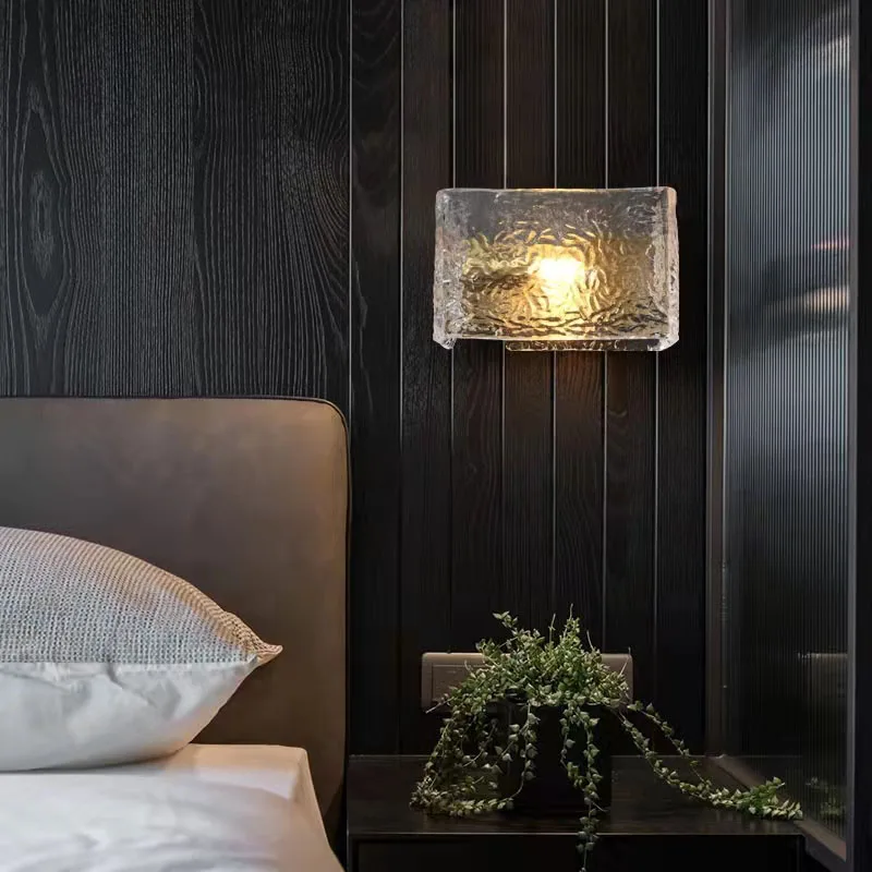 Square Water Pattern Glass Wall Lamp For Bedroom Foyer Aisle Lighting Fixtures Indoor Atmosphere Decor Modern Sconces E14 Bulb
Square Water Pattern Glass Wall Lamp For Bedroom Foyer Aisle Lighting Fixtures Indoor Atmosphere Decor Modern Sconces E14 Bulb