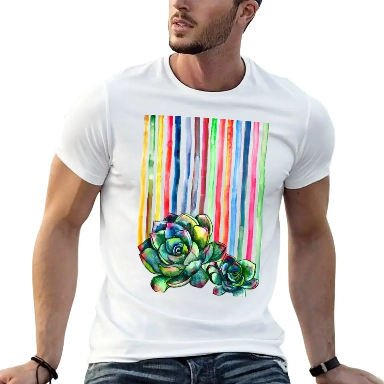 Rainbow Succulents T-Shirt Aesthetic clothing custom shirt plus size tops fruit of the loom mens t shirts
Rainbow Succulents T-Shirt Aesthetic clothing custom shirt plus size tops fruit of the loom mens t shirts