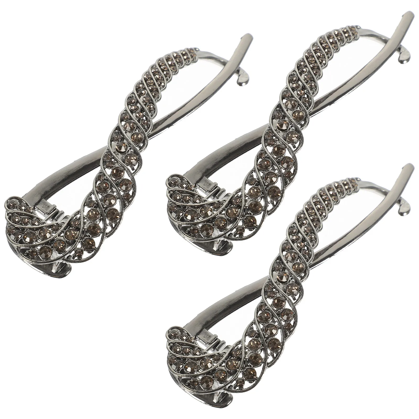3Pcs Rhinestone Hair Clips for Women Twisted French Metal Hairpins Large Strong Grip Hair Styling Clips Daily Party Wedding Use
3Pcs Rhinestone Hair Clips for Women Twisted French Metal Hairpins Large Strong Grip Hair Styling Clips Daily Party Wedding Use