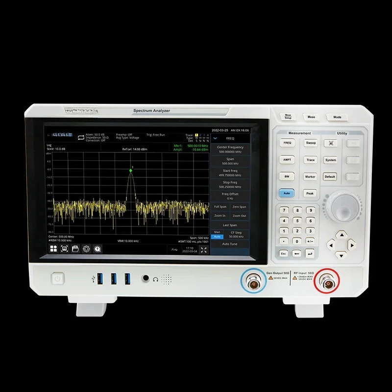 UTS1015B Handheld Spectrum Analyzer 9kHz-1.5GHz Spectrum Analyzer 1Hz-1MHz Resolution
UTS1015B Handheld Spectrum Analyzer 9kHz-1.5GHz Spectrum Analyzer 1Hz-1MHz Resolution