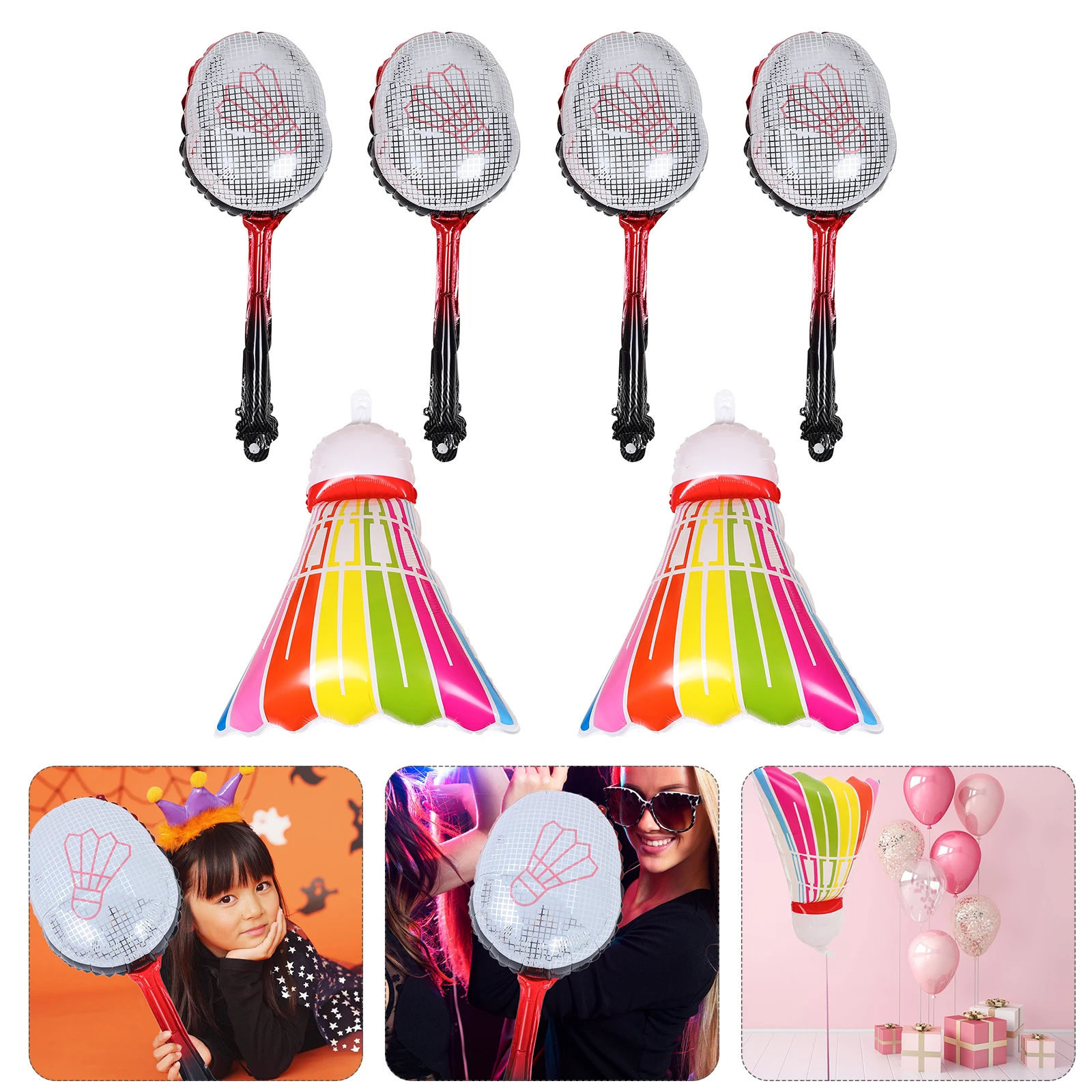 Inflatable Badminton Balloon Birthday Decoration Modeling Aluminum Foil Party Supplies
Inflatable Badminton Balloon Birthday Decoration Modeling Aluminum Foil Party Supplies