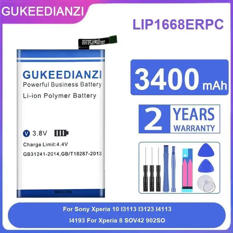 Надежный аккумулятор LIP1668ERPC 3400 мАч для Sony Xperia 10 I3113 I3123 I4113 I4193, для Xperia 8 SOV42 902SO, аккумулятор для мобильного телефона
Надежный аккумулятор LIP1668ERPC 3400 мАч для Sony Xperia 10 I3113 I3123 I4113 I4193, для Xperia 8 SOV42 902SO, аккумулятор для мобильного телефона