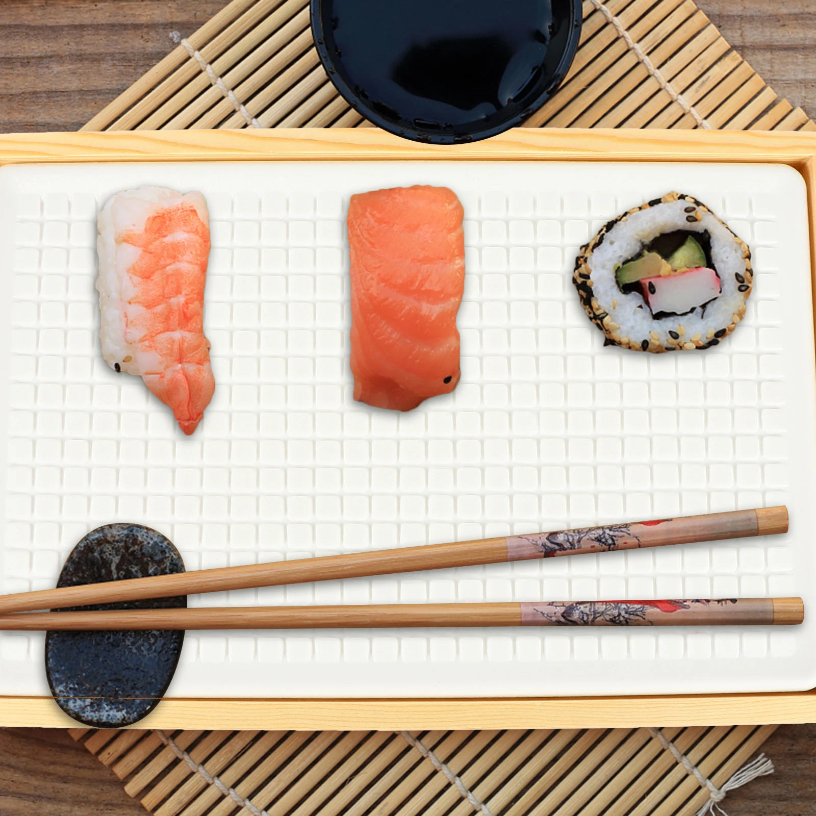 Ice Plate Sushi Display Platter Bamboo Chilled Classic Design Restaurant Hotel Party Family Dinner Gift
Ice Plate Sushi Display Platter Bamboo Chilled Classic Design Restaurant Hotel Party Family Dinner Gift