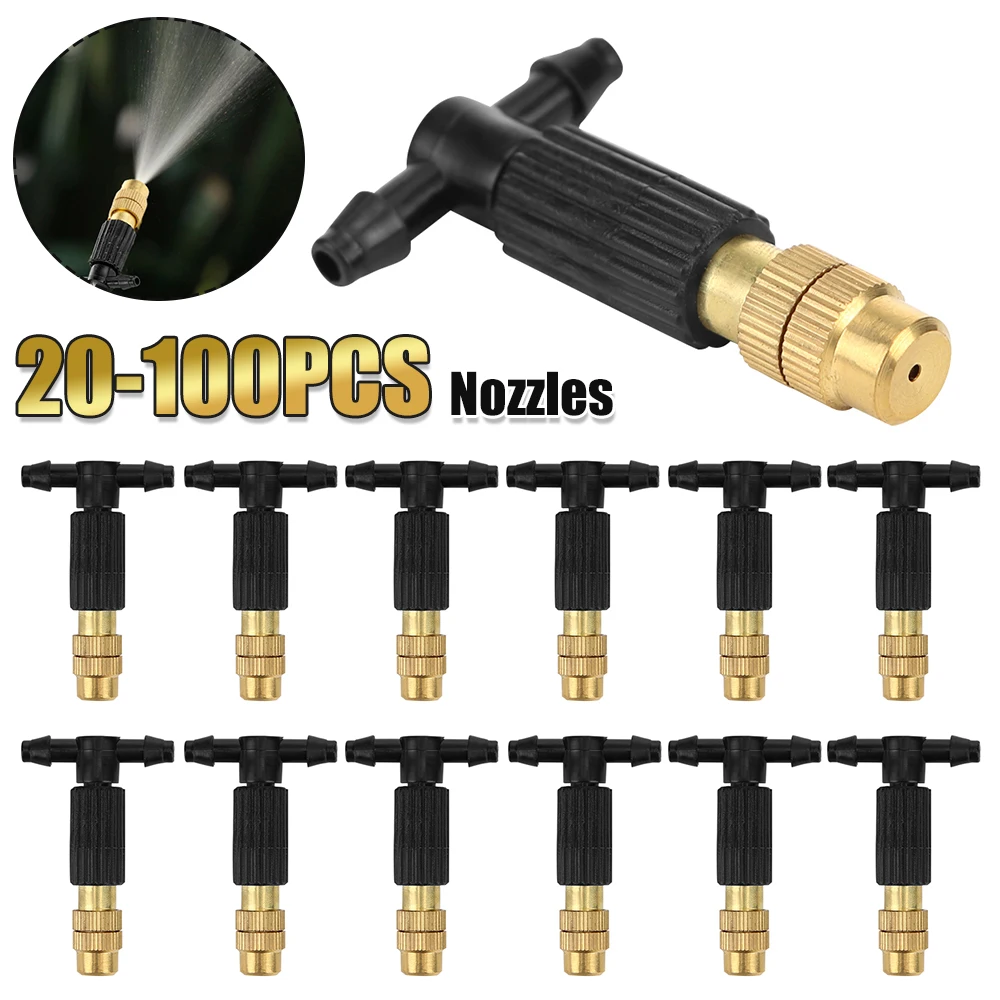 20-100PCS Water Sprinkler Head Automatic Spray Tip Nozzles 4/7 Pipe Watering System for Household Garden Accessories
20-100PCS Water Sprinkler Head Automatic Spray Tip Nozzles 4/7 Pipe Watering System for Household Garden Accessories