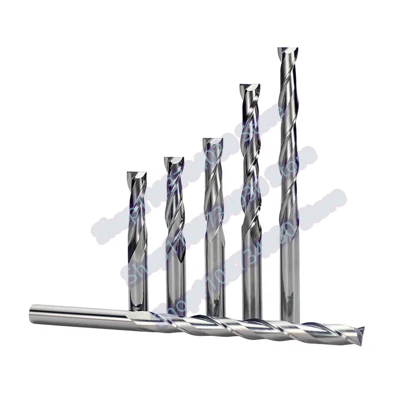 Double Flute Spiral Carbide Flat Nose End Mill CNC Router Bit 1/1.5/2mm Milling Cutter For Cutting Slotting 1/8"3.175mm 4mm 8mm
Double Flute Spiral Carbide Flat Nose End Mill CNC Router Bit 1/1.5/2mm Milling Cutter For Cutting Slotting 1/8"3.175mm 4mm 8mm