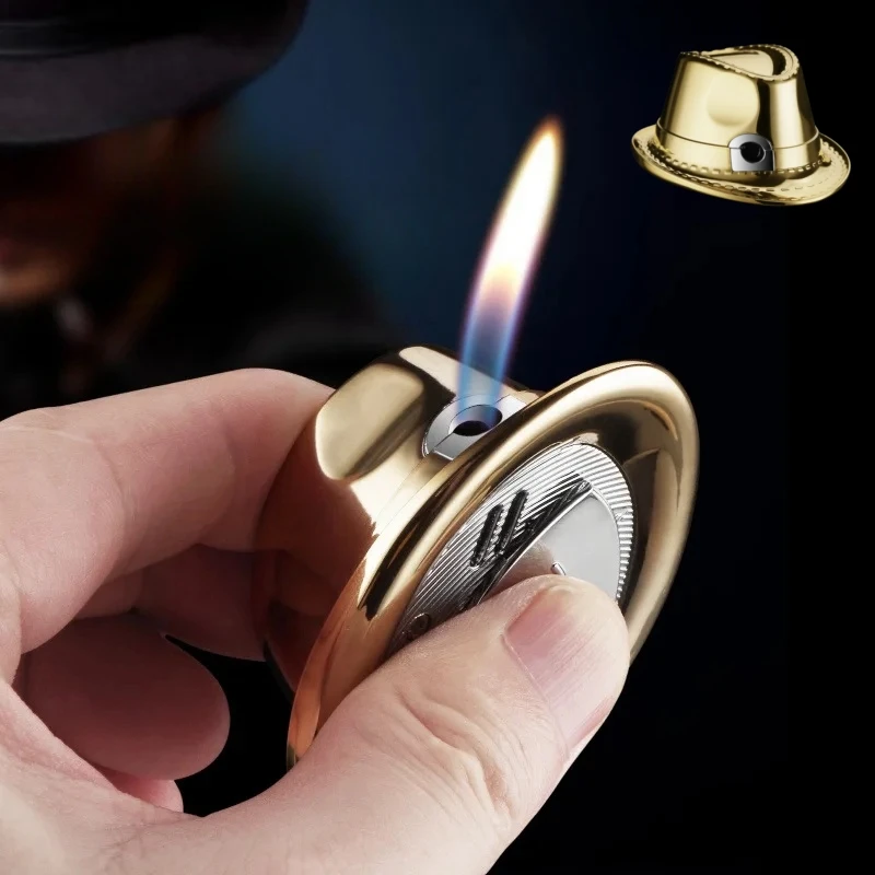 Metal Portable Inflatable Lighter, Open Flame Side Slide Igniter, Personalized Ornament, Cigarette Accessories
Metal Portable Inflatable Lighter, Open Flame Side Slide Igniter, Personalized Ornament, Cigarette Accessories