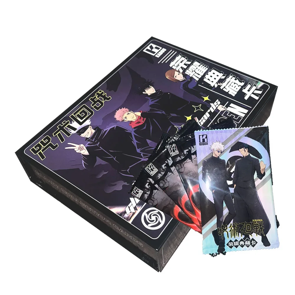 Новая коллекция карт Kadou Jujutsu Kaisen, коробка-бустер, редкая аниме, настольная игра, настольные карты, игра, боевая карта, детская игрушка
Новая коллекция карт Kadou Jujutsu Kaisen, коробка-бустер, редкая аниме, настольная игра, настольные карты, игра, боевая карта, детская игрушка