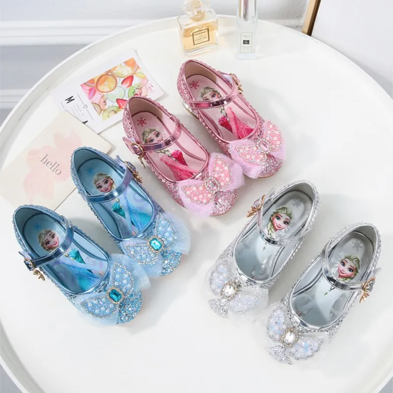Disney Frozen Elsa Princess Gladiator Sandals for Girls with Low Block Heel Pink Blue Crystal Dressy Toddler Kids Shoes Sizes
Disney Frozen Elsa Princess Gladiator Sandals for Girls with Low Block Heel Pink Blue Crystal Dressy Toddler Kids Shoes Sizes