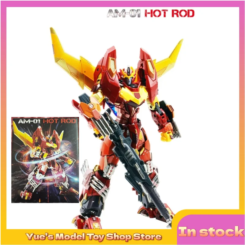 【In Stock】Transformation Toys AM01 AM-01 Rodimus Hot Rod Steel Machine God Movable Robot Doll Model Toy Collection Gift
【In Stock】Transformation Toys AM01 AM-01 Rodimus Hot Rod Steel Machine God Movable Robot Doll Model Toy Collection Gift