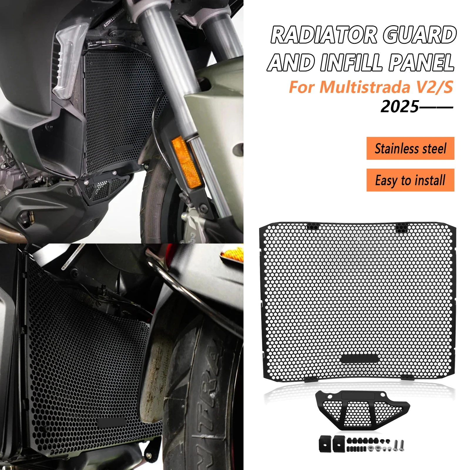 For Ducati Multistrada V2S V2 2025 2026 Motorcycle Accessories Radiator Guard Grille Cover Protector Cooler Protection
For Ducati Multistrada V2S V2 2025 2026 Motorcycle Accessories Radiator Guard Grille Cover Protector Cooler Protection