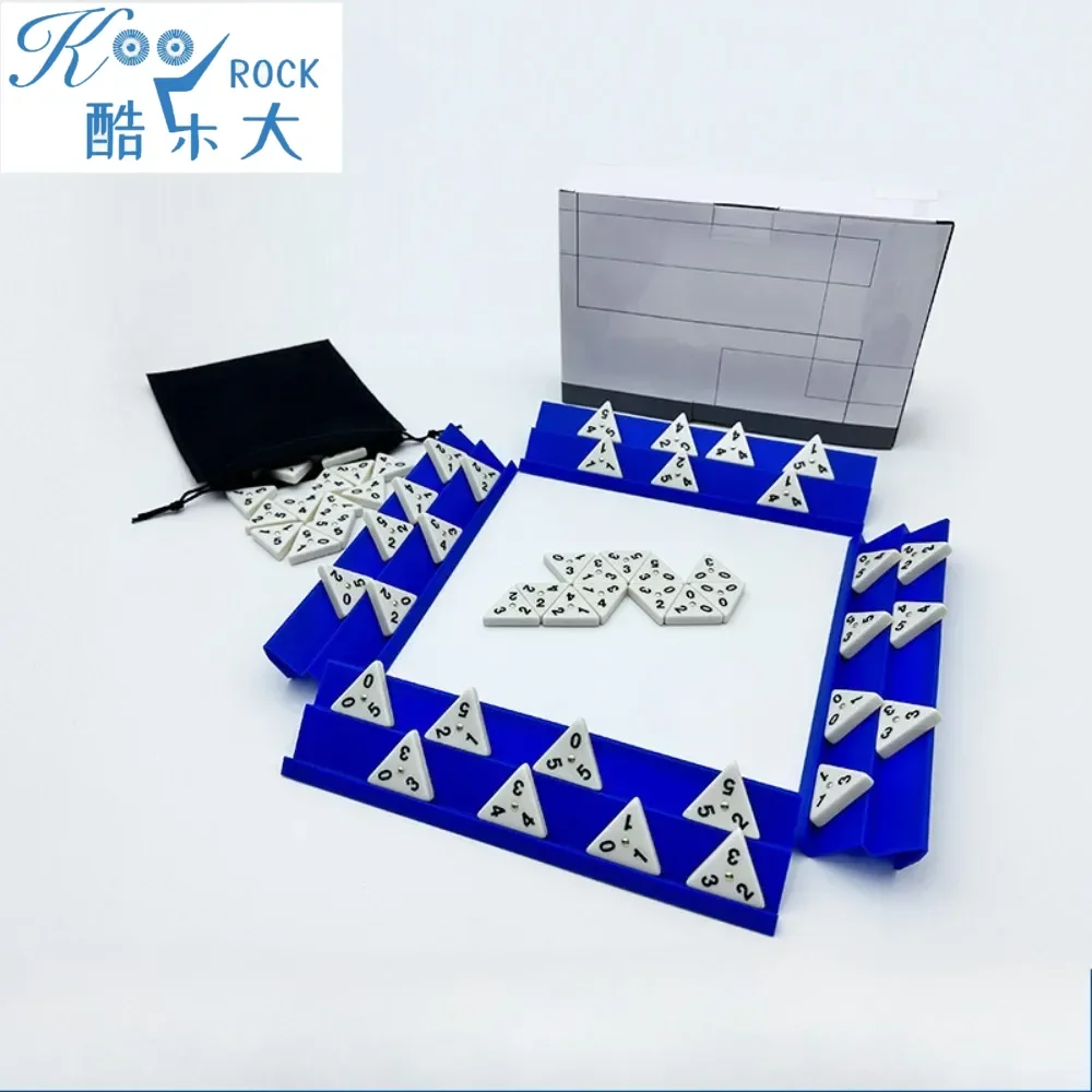 melamine triangular domino set, 56 pcs tiles with brass spinners and 4 plastic stands, 2-4 kid player
melamine triangular domino set, 56 pcs tiles with brass spinners and 4 plastic stands, 2-4 kid player