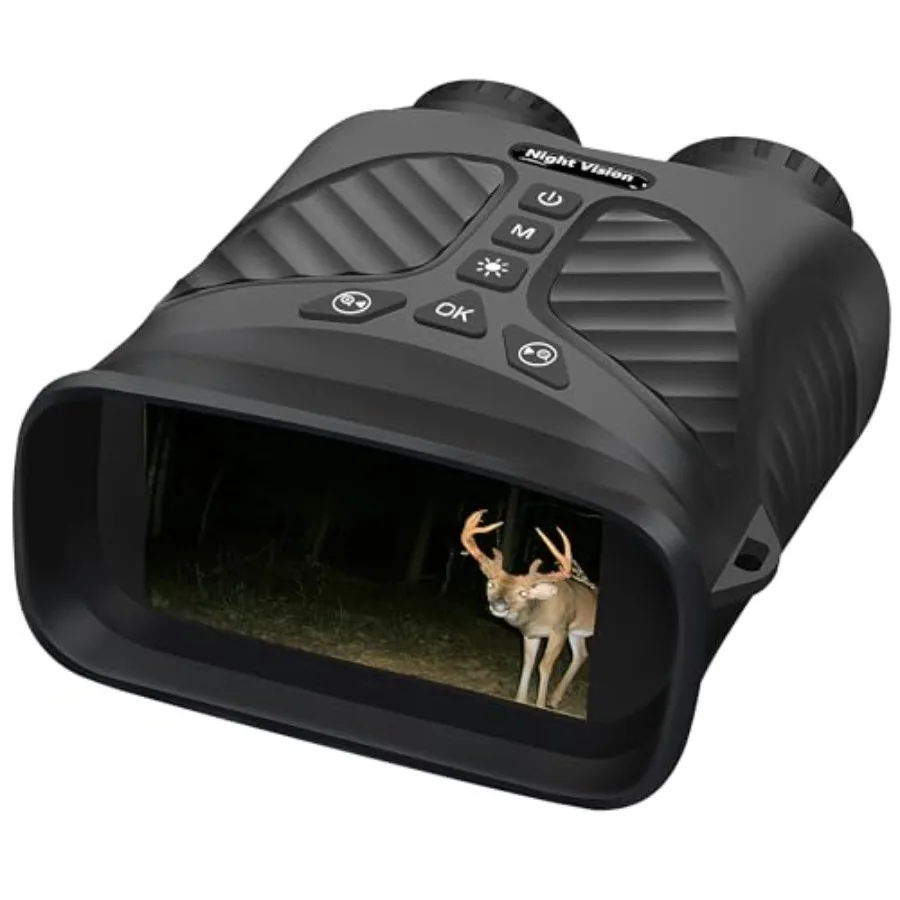 Digital binoculars for hunting, bird watching, concerts, camping, stargazing, football games, low-light use; rechargeable 2K UH
Digital binoculars for hunting, bird watching, concerts, camping, stargazing, football games, low-light use; rechargeable 2K UH