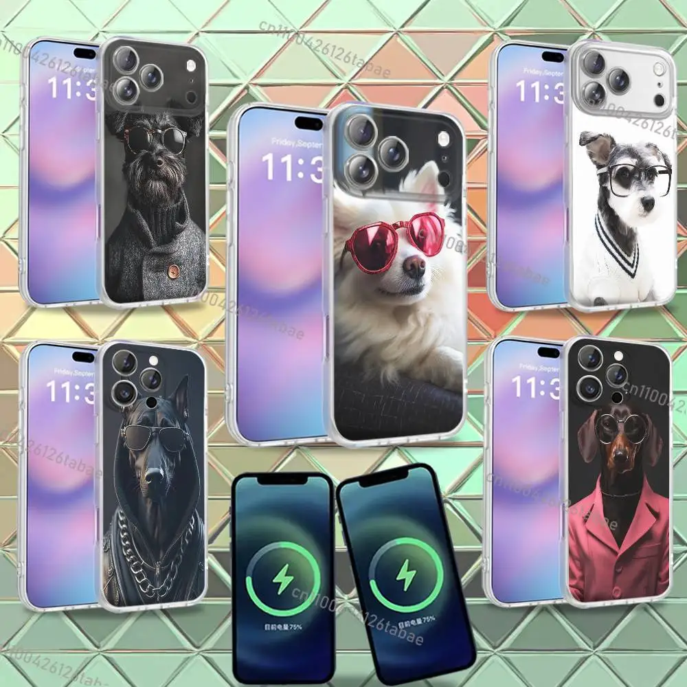 Cool Dog with Glasses For iPhone 17,12,11,14,13,15,16,Plus,Air,Pro,Max,E,Mini for Magsafe Magnetic Frosted Phone Case
Cool Dog with Glasses For iPhone 17,12,11,14,13,15,16,Plus,Air,Pro,Max,E,Mini for Magsafe Magnetic Frosted Phone Case