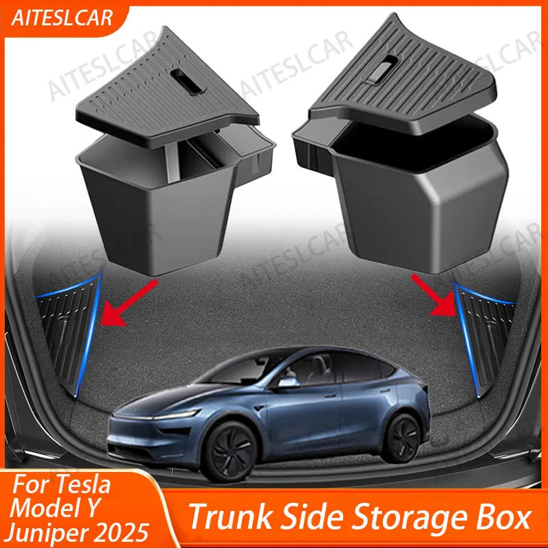 Trunk Organizer For New Tesla Model Y Juniper Launch Refresh 2025 Rear Trunk Storage Bins Side Box Organiser TPE Accessories
Trunk Organizer For New Tesla Model Y Juniper Launch Refresh 2025 Rear Trunk Storage Bins Side Box Organiser TPE Accessories