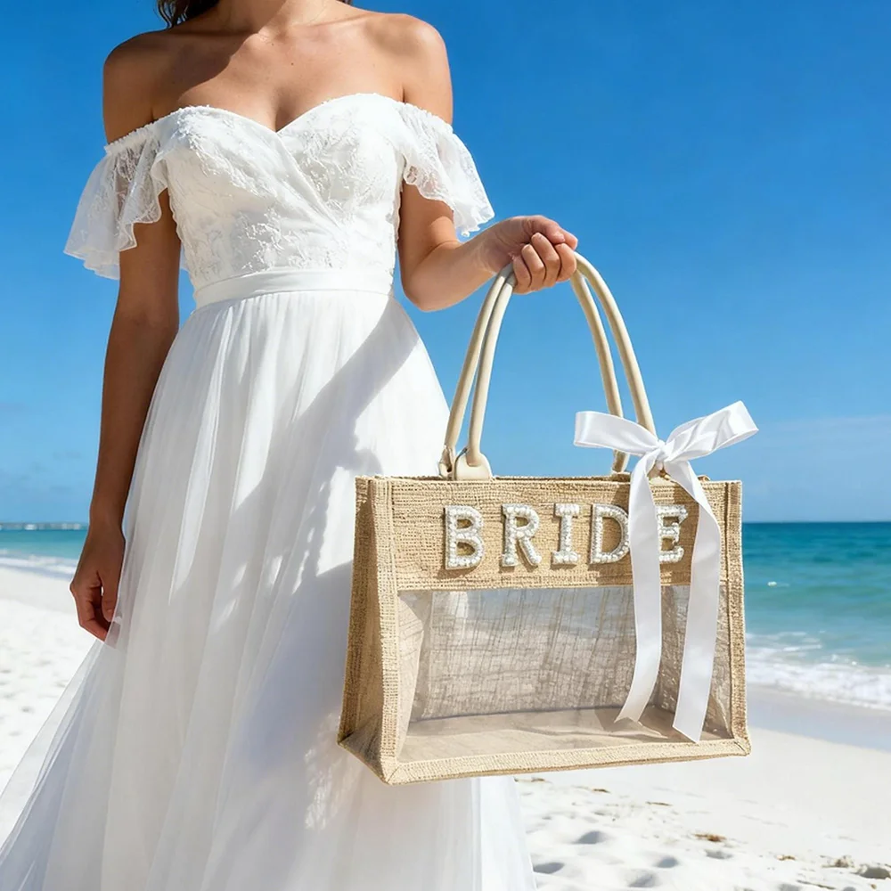 Пляжная сумка с жемчугом для невесты, подарок для девичника, украшение для подарка на свадьбу и медовый месяц
Пляжная сумка с жемчугом для невесты, подарок для девичника, украшение для подарка на свадьбу и медовый месяц