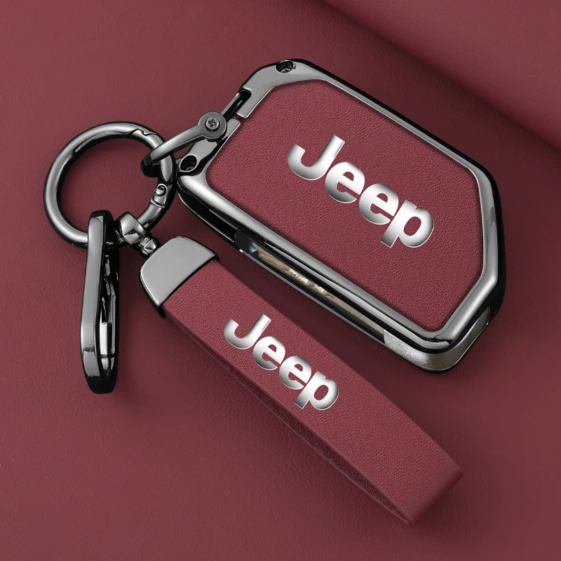Metal Leather 2/3/4 Buttons Car Flip Key Fob Case Cover For Jeep Wrangler JL JLU Rubicon Gladiator JT Sahara 2018-2019
Metal Leather 2/3/4 Buttons Car Flip Key Fob Case Cover For Jeep Wrangler JL JLU Rubicon Gladiator JT Sahara 2018-2019