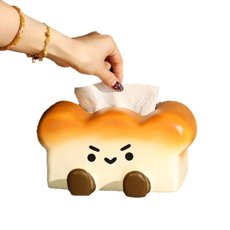 Cute Toast Ceramic Tissue Box with Phone Stand Living Room Dining Table Decor Creative Home Accessories Cross-border Hot Item
Cute Toast Ceramic Tissue Box with Phone Stand Living Room Dining Table Decor Creative Home Accessories Cross-border Hot Item