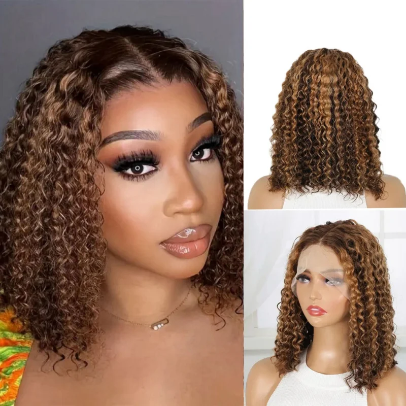 Front lace , women's fashionable synthetic hairpieces, short curly African-style wigs
Front lace , women's fashionable synthetic hairpieces, short curly African-style wigs