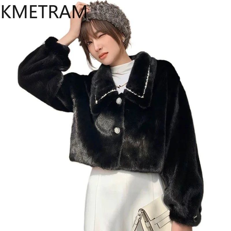KMETRAM Women's Natural Mink Fur Jacket Fashion Luxury Short Fur Coats New Arrival Winter Real Fur Coat Woman Clothes 2026 шуба
KMETRAM Women's Natural Mink Fur Jacket Fashion Luxury Short Fur Coats New Arrival Winter Real Fur Coat Woman Clothes 2026 шуба