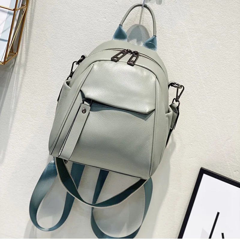 ZENCY 100% Genuine Cow Leather Calfskin Women Backpacks First Layer Nature Cowhide Book Dual Function Backpack One Shoulder Bags
ZENCY 100% Genuine Cow Leather Calfskin Women Backpacks First Layer Nature Cowhide Book Dual Function Backpack One Shoulder Bags
