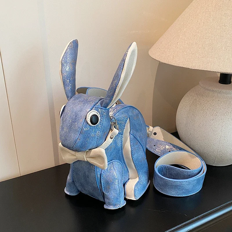 Cute Cartoon Rabbit Crossbody Bag Women Casual Wide Shoulder Strap Handbag Purse Japan Style Kawaii Handbag Small Toy Doll Bag
Cute Cartoon Rabbit Crossbody Bag Women Casual Wide Shoulder Strap Handbag Purse Japan Style Kawaii Handbag Small Toy Doll Bag