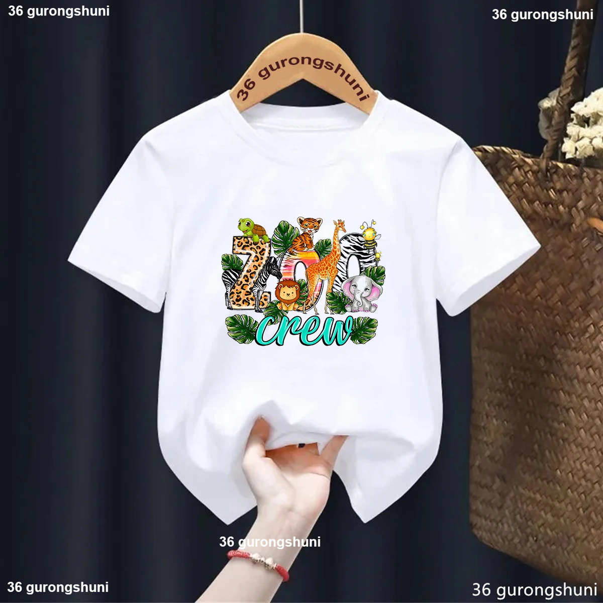 Newly Children'S Tshirt Funny Zoo Trip Print Boys Girls T-Shirt Fashion Harajuku Kawaii Shirt Summer Pink Short Sleeved Tops
Newly Children'S Tshirt Funny Zoo Trip Print Boys Girls T-Shirt Fashion Harajuku Kawaii Shirt Summer Pink Short Sleeved Tops