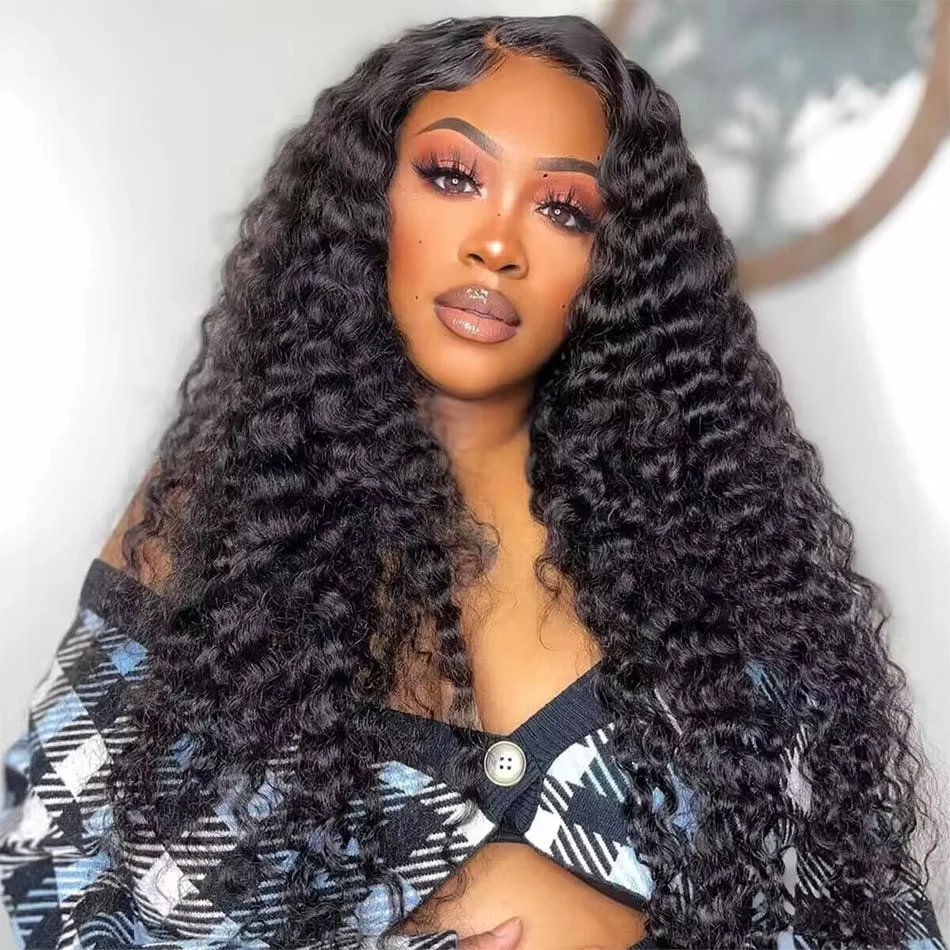 Curly 13x6 Deep Wave Human Hair 200 Density Water Wave 30 40 Inch Lace Front 13x4 Wig Pre Plucked HD Lace Frontal Glueless Wigs
Curly 13x6 Deep Wave Human Hair 200 Density Water Wave 30 40 Inch Lace Front 13x4 Wig Pre Plucked HD Lace Frontal Glueless Wigs