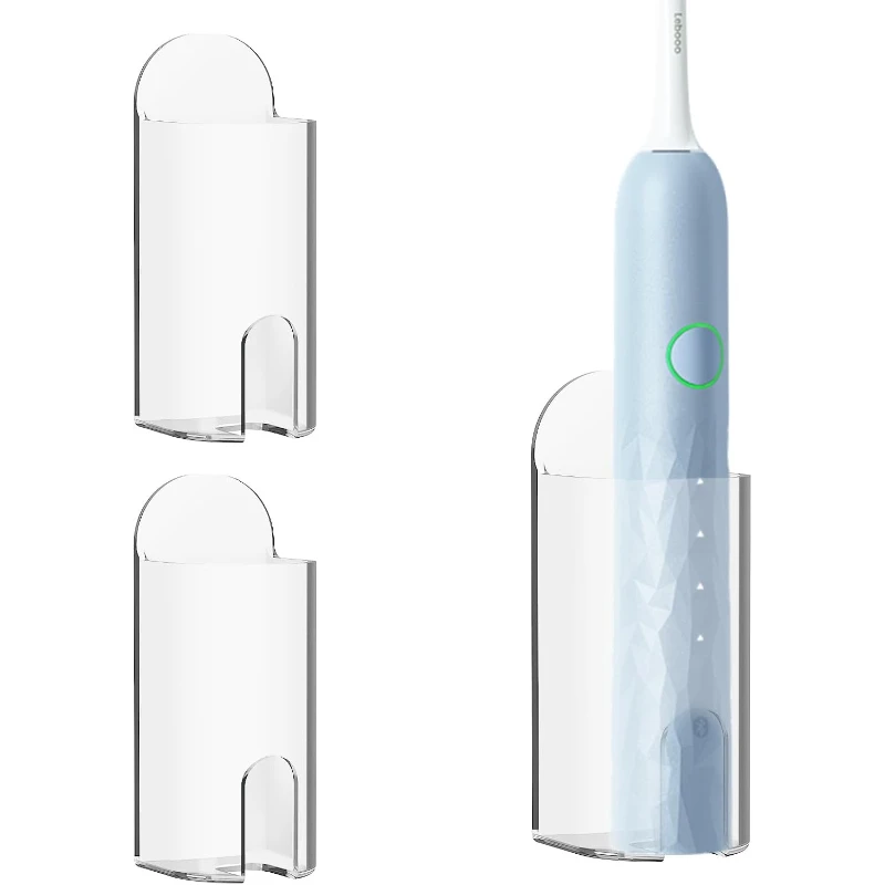 Wall Mount Electric Toothbrush Holder, Plastic Self-Adhesive Design with Socket Slot, Clear Bathroom Organizer
Wall Mount Electric Toothbrush Holder, Plastic Self-Adhesive Design with Socket Slot, Clear Bathroom Organizer