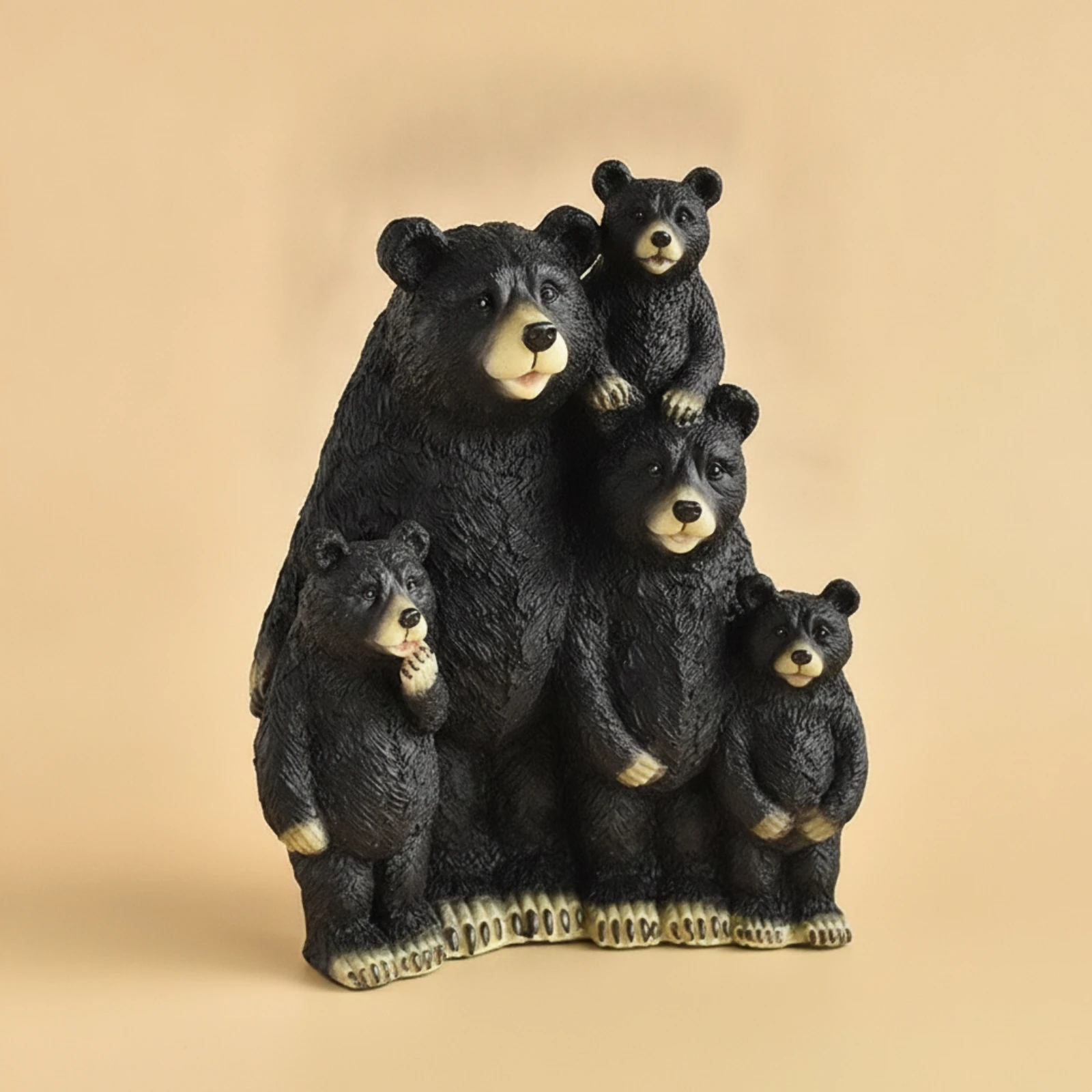 Bear Figurine Decorative Bear Sculpture Tabletop Ornament Compact Decor Hand-Painted for Desk, Entryway
Bear Figurine Decorative Bear Sculpture Tabletop Ornament Compact Decor Hand-Painted for Desk, Entryway