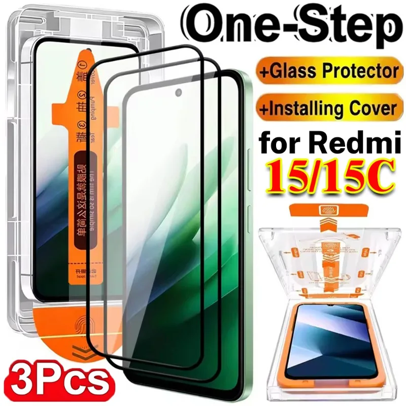 3/2/1PCS for Redmi 15/15C European Version HD Clear Tempered Glass Screen Protector Easy Installation Dust Free Protective Films
3/2/1PCS for Redmi 15/15C European Version HD Clear Tempered Glass Screen Protector Easy Installation Dust Free Protective Films