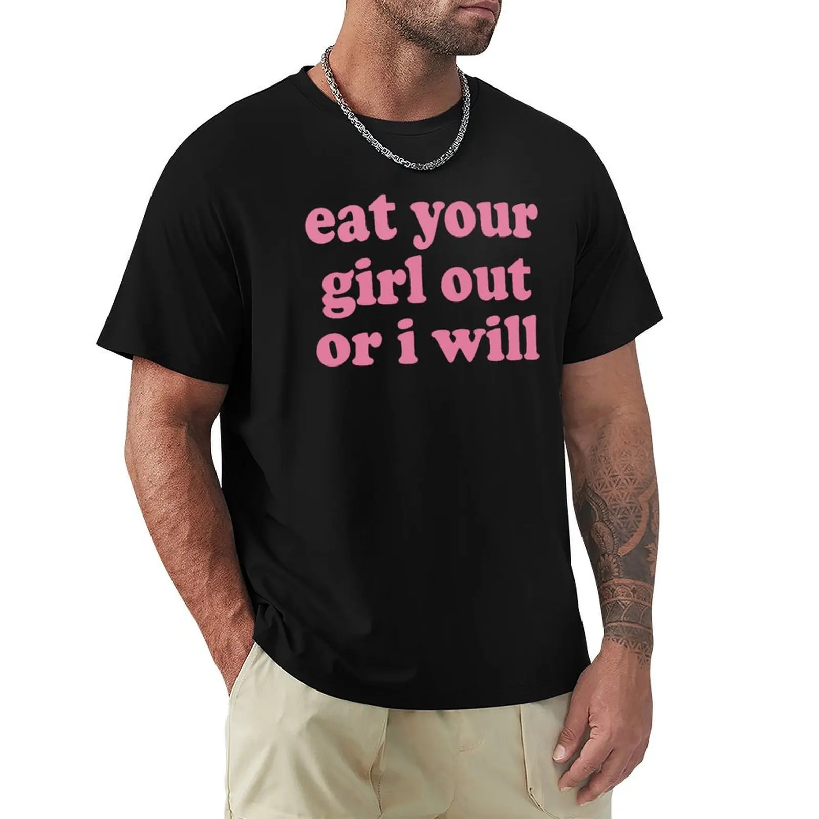 Eat Your Girl Out Or I Will T-Shirt Gym Wear Breathable Short Sleeve Tee
Eat Your Girl Out Or I Will T-Shirt Gym Wear Breathable Short Sleeve Tee