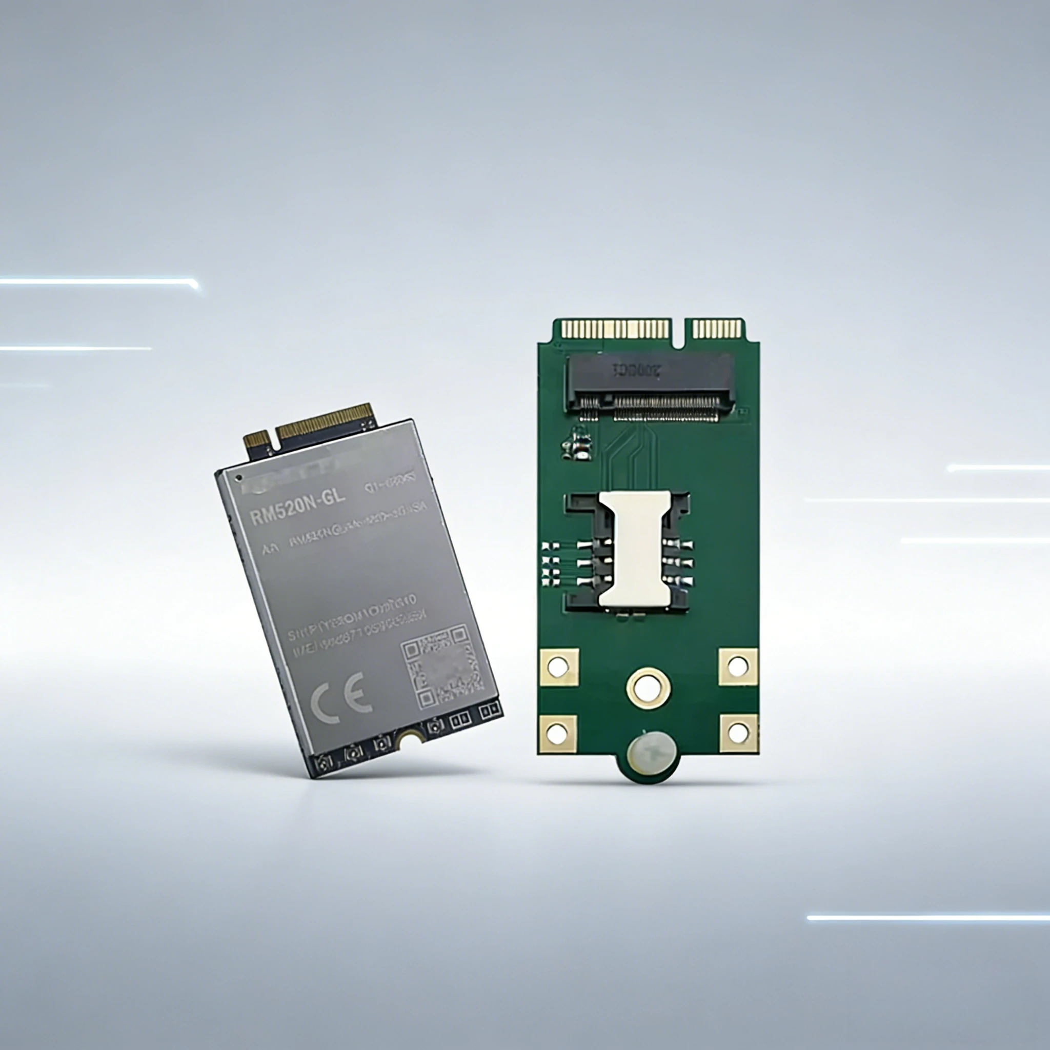 Quectel RM520N-GL 5G M.2 Module RM520NGLAA-M20-SGASA With M.2 to Mini PCIe Adapter Global Sub-6GHz IoT
Quectel RM520N-GL 5G M.2 Module RM520NGLAA-M20-SGASA With M.2 to Mini PCIe Adapter Global Sub-6GHz IoT