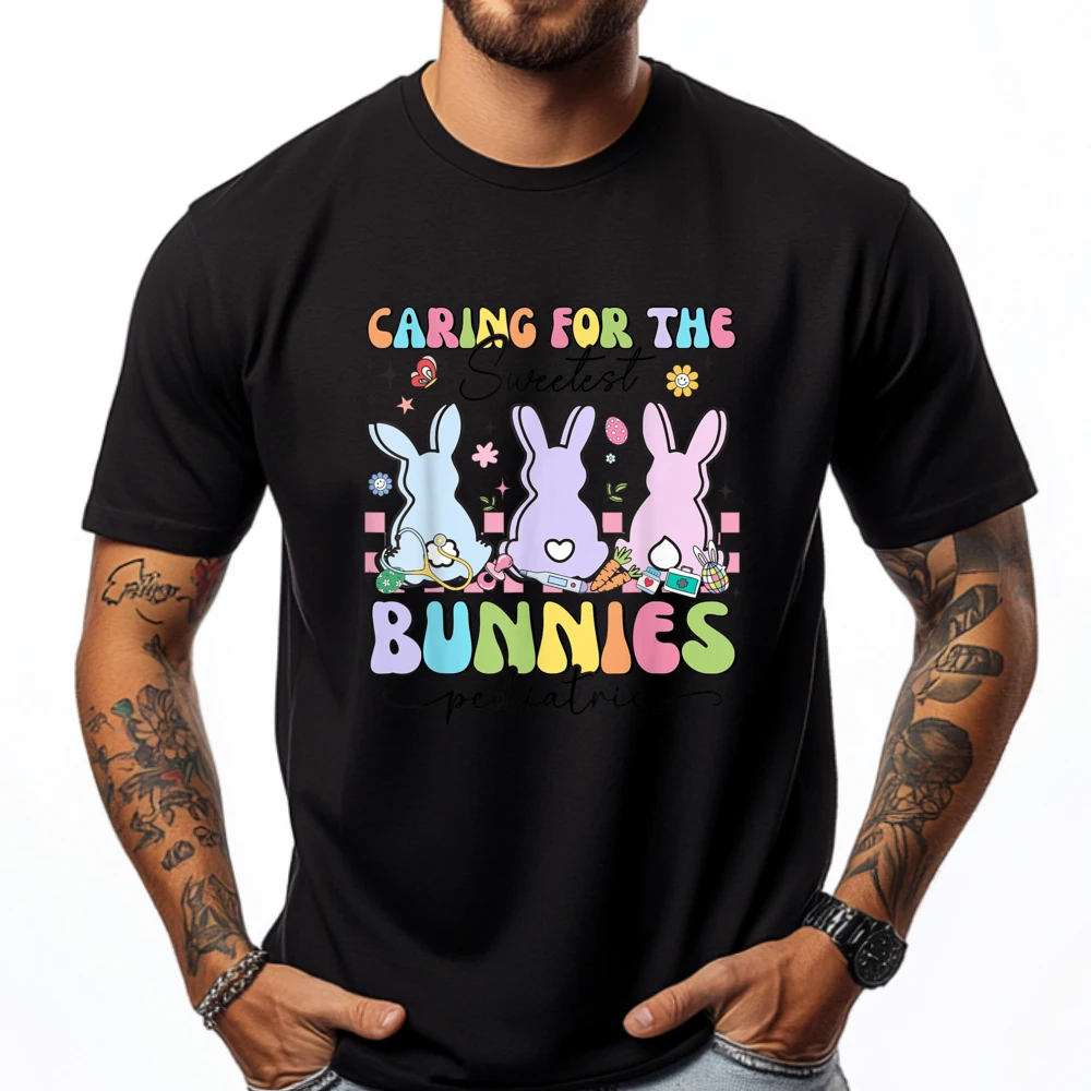 Caring For The Sweetest Bunnies Peds Crew Easter Nurse Men T Shirts High Quality Camisas De Hombre Mardi Gras
Caring For The Sweetest Bunnies Peds Crew Easter Nurse Men T Shirts High Quality Camisas De Hombre Mardi Gras