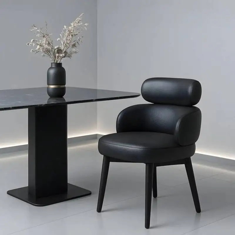 Decoration Luxury Dining Chair Armrest Black Italian Relaxing Dining Chair Comfortable Designer Sillas De Comedor Home Furniture
Decoration Luxury Dining Chair Armrest Black Italian Relaxing Dining Chair Comfortable Designer Sillas De Comedor Home Furniture
