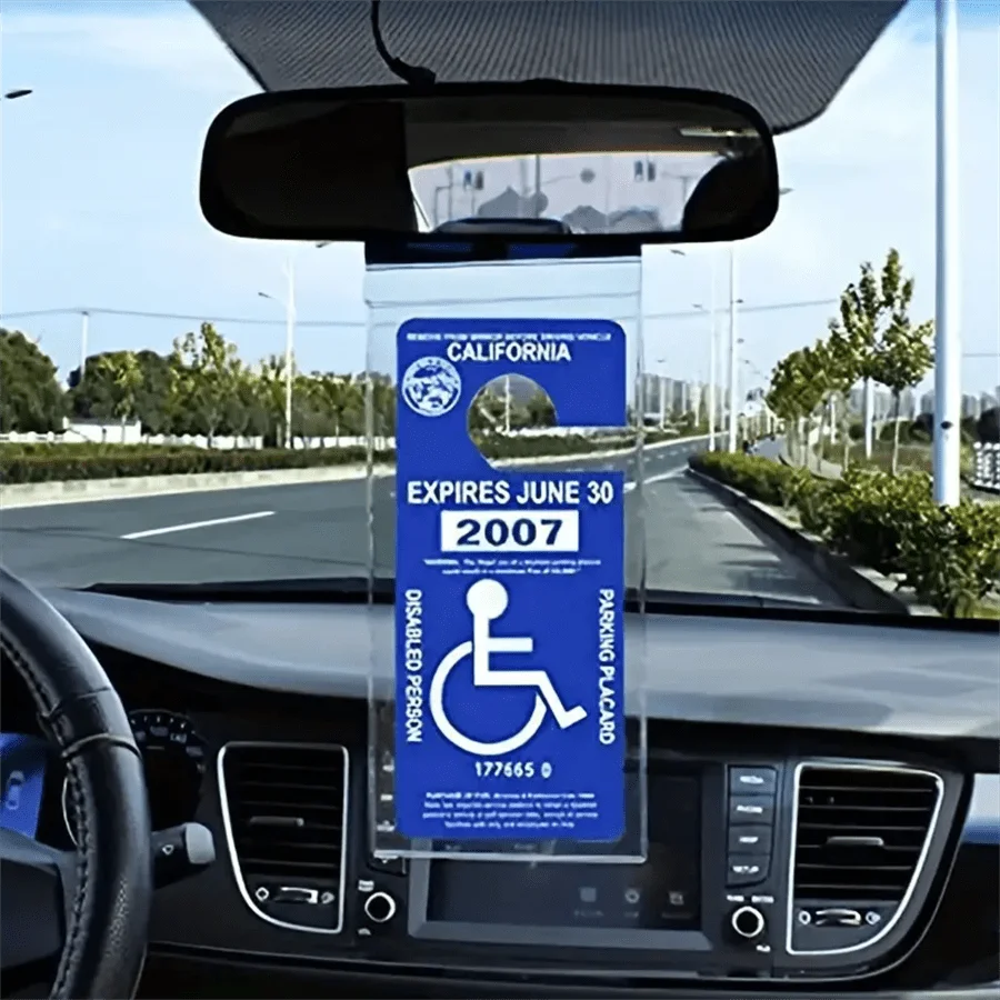 2pcs Disabled Slogan Sign PVC Hook Bag, Parking Sign Bag, Disability Card Card Car Hanging Bag Keep You Handicap Parking Placard
2pcs Disabled Slogan Sign PVC Hook Bag, Parking Sign Bag, Disability Card Card Car Hanging Bag Keep You Handicap Parking Placard