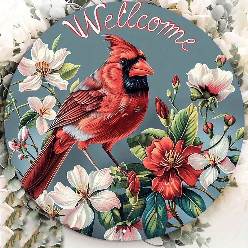Enchanting Red Cardinal Bird Aluminum Sign, Durable and UV Protected, Perfect for Door or Wall Decor, 8x8 in, Charming
Enchanting Red Cardinal Bird Aluminum Sign, Durable and UV Protected, Perfect for Door or Wall Decor, 8x8 in, Charming