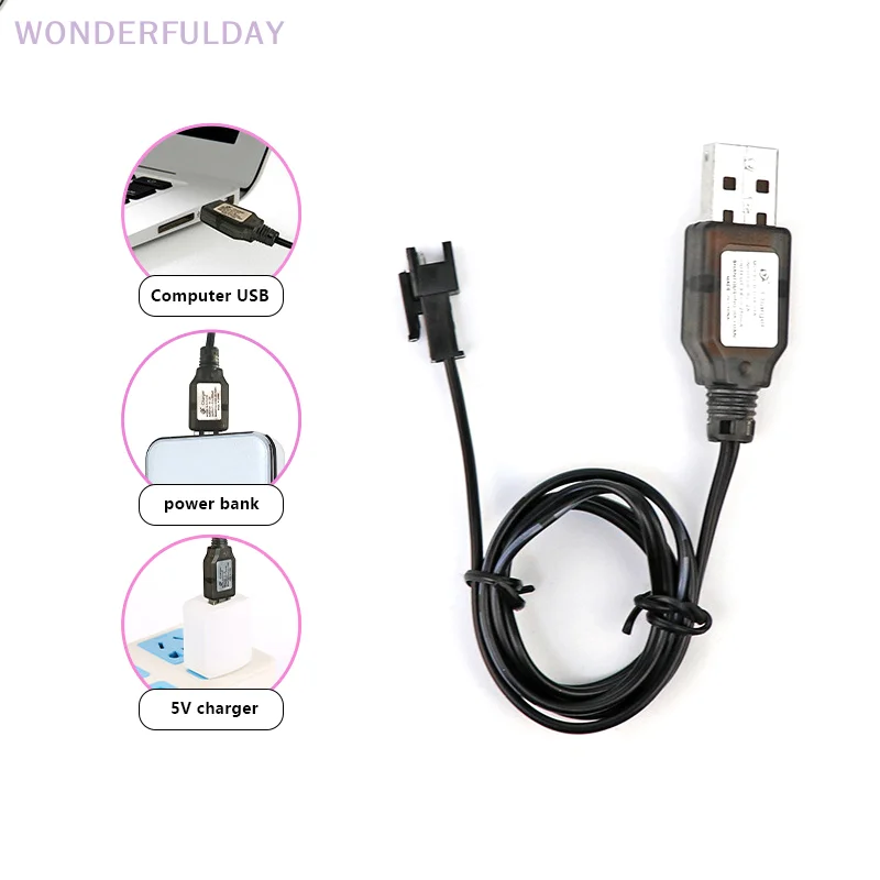 New 7.4V (3.7V X2) Charger SM-2P/3P SM-4P Reverse XH-3P/4P Li-ion Battery Electric RC Toys Car Boat USB Charge
New 7.4V (3.7V X2) Charger SM-2P/3P SM-4P Reverse XH-3P/4P Li-ion Battery Electric RC Toys Car Boat USB Charge