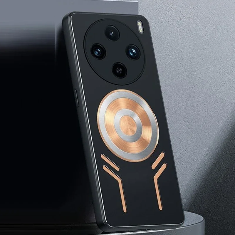 Магнитный медный чехол для телефона с охлаждающим рассеиванием тепла для vivo X200 Pro Armor, сверхпрочный защитный чехол для VIVO X100 Pro X90 S
Магнитный медный чехол для телефона с охлаждающим рассеиванием тепла для vivo X200 Pro Armor, сверхпрочный защитный чехол для VIVO X100 Pro X90 S