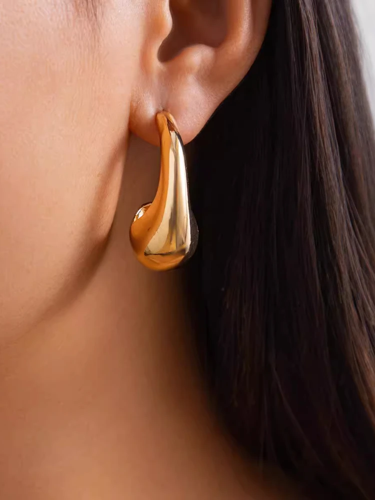 New Arrival Women's Irregular Alloy Earrings Ins Style Trendy Lightweight Chic Fashionable Easy Matching Polished Hoops
New Arrival Women's Irregular Alloy Earrings Ins Style Trendy Lightweight Chic Fashionable Easy Matching Polished Hoops