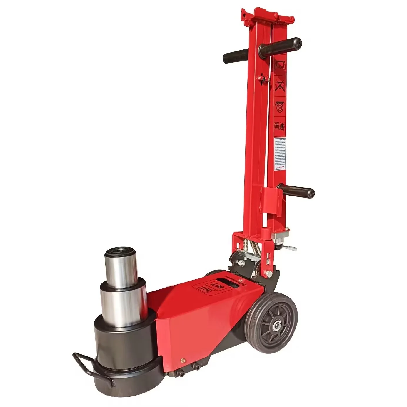60Ton Pneumatic Air Hydraulic Jack Truck/Bus Lift Trolley Jack Air Pressure Heavy Duty Car Trailer Jack with Foldable Handle
60Ton Pneumatic Air Hydraulic Jack Truck/Bus Lift Trolley Jack Air Pressure Heavy Duty Car Trailer Jack with Foldable Handle