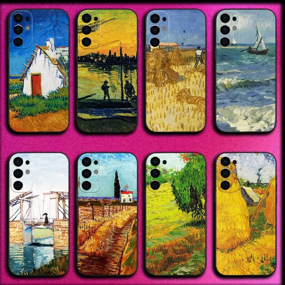 Van Gogh oil painting Phone Case For Samsung S25,S24,S21,S22,S23,S30,Ultra,S20,Plus,Fe,Lite,5G Black Cover
Van Gogh oil painting Phone Case For Samsung S25,S24,S21,S22,S23,S30,Ultra,S20,Plus,Fe,Lite,5G Black Cover