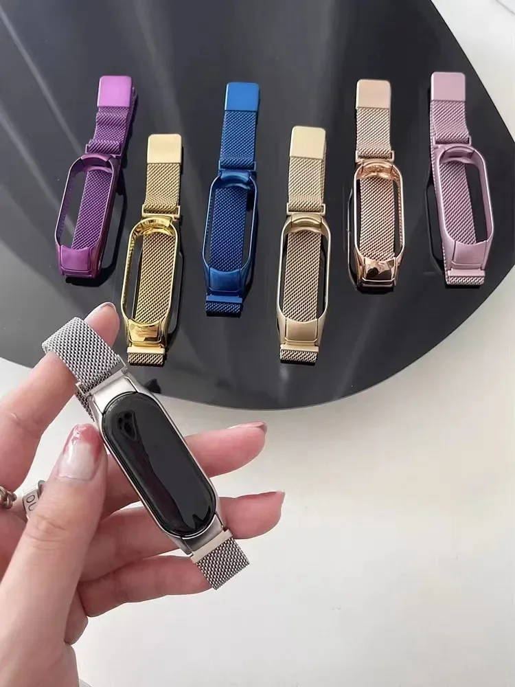 Sport Magnetic loop for Xiaomi Mi Band 7 6 NFC smartwatch wristband Miband6 Replacement Metal Bracelet on mi band 5 4 3 6 Strap
Sport Magnetic loop for Xiaomi Mi Band 7 6 NFC smartwatch wristband Miband6 Replacement Metal Bracelet on mi band 5 4 3 6 Strap