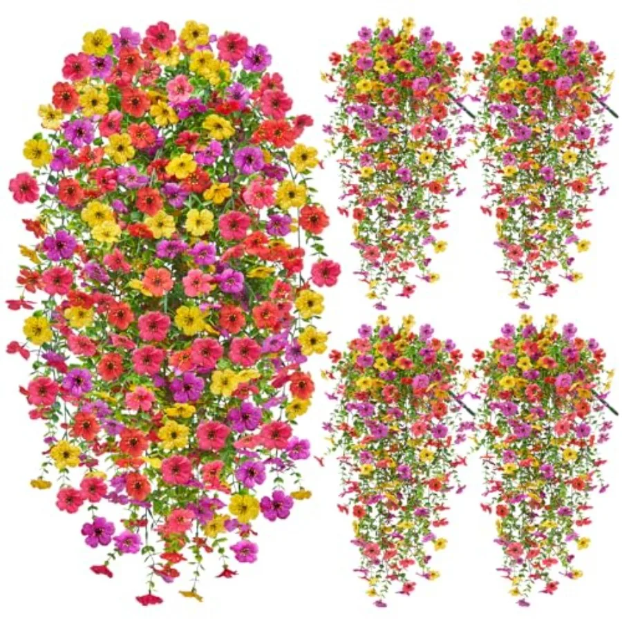 Artificial Hanging Flowers for Outdoors, UV Resistant Artificial Outdoor Flowers, Silk Flowers for Outside Patio Porch Front Ya
Artificial Hanging Flowers for Outdoors, UV Resistant Artificial Outdoor Flowers, Silk Flowers for Outside Patio Porch Front Ya