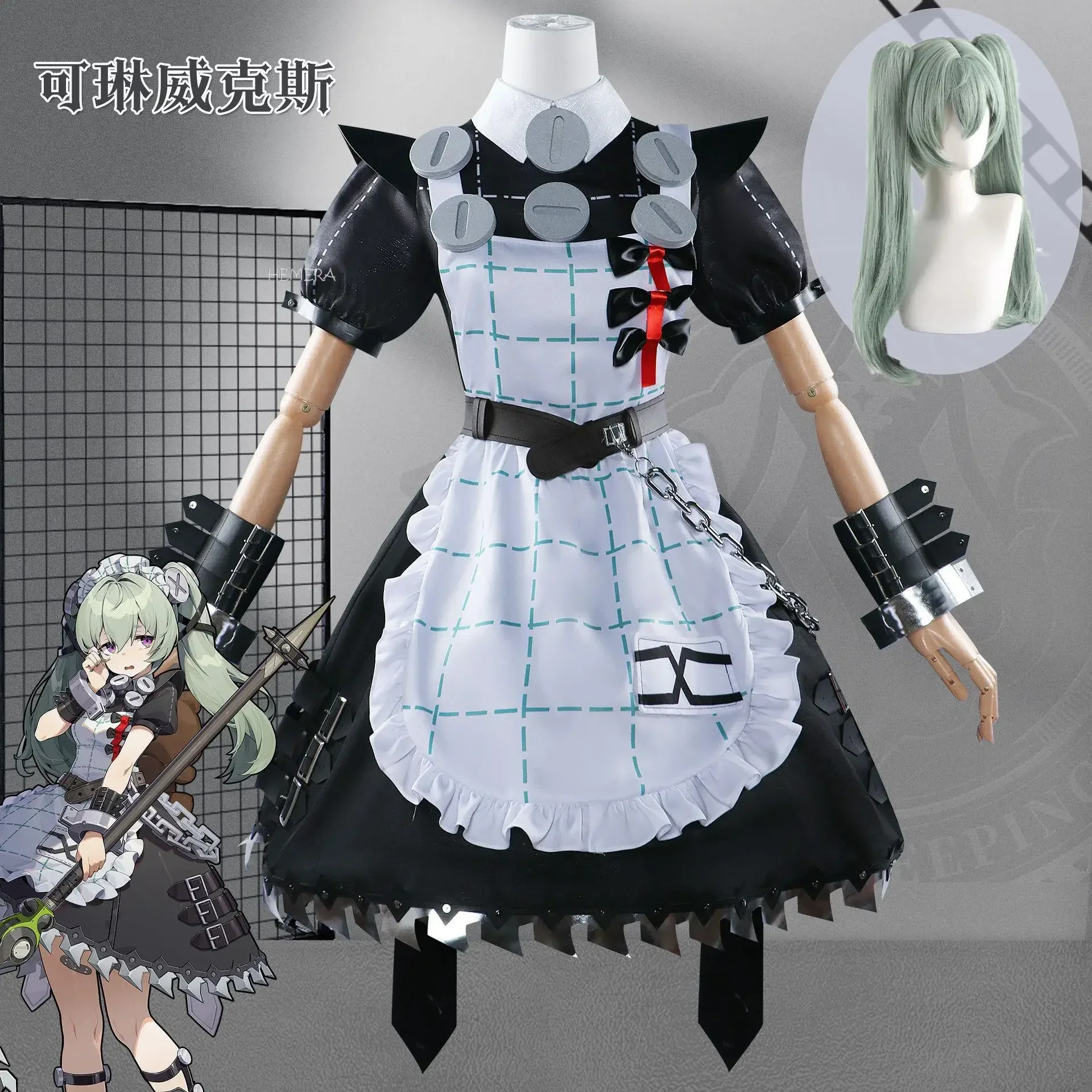 Game ZZZ Zenless Zone Zero Corin Wickes Maid Dress Cosplay Costume Wig New Game Anime Cosplay Event Party Women Cute Uniforms
Game ZZZ Zenless Zone Zero Corin Wickes Maid Dress Cosplay Costume Wig New Game Anime Cosplay Event Party Women Cute Uniforms