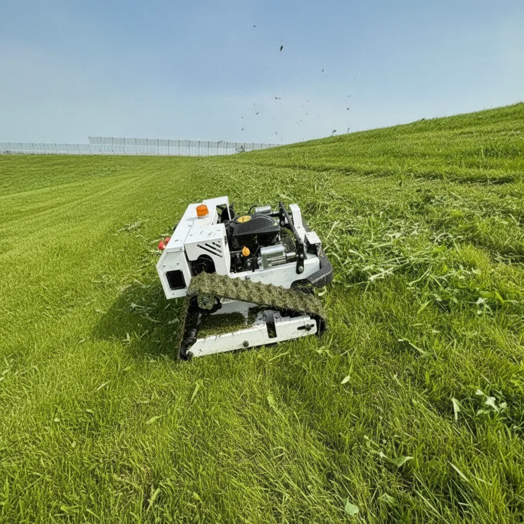 free shipping CE 600mm crawler tracked remote mower 224cc engine Euro 5 grass cutter slope garden machine
free shipping CE 600mm crawler tracked remote mower 224cc engine Euro 5 grass cutter slope garden machine