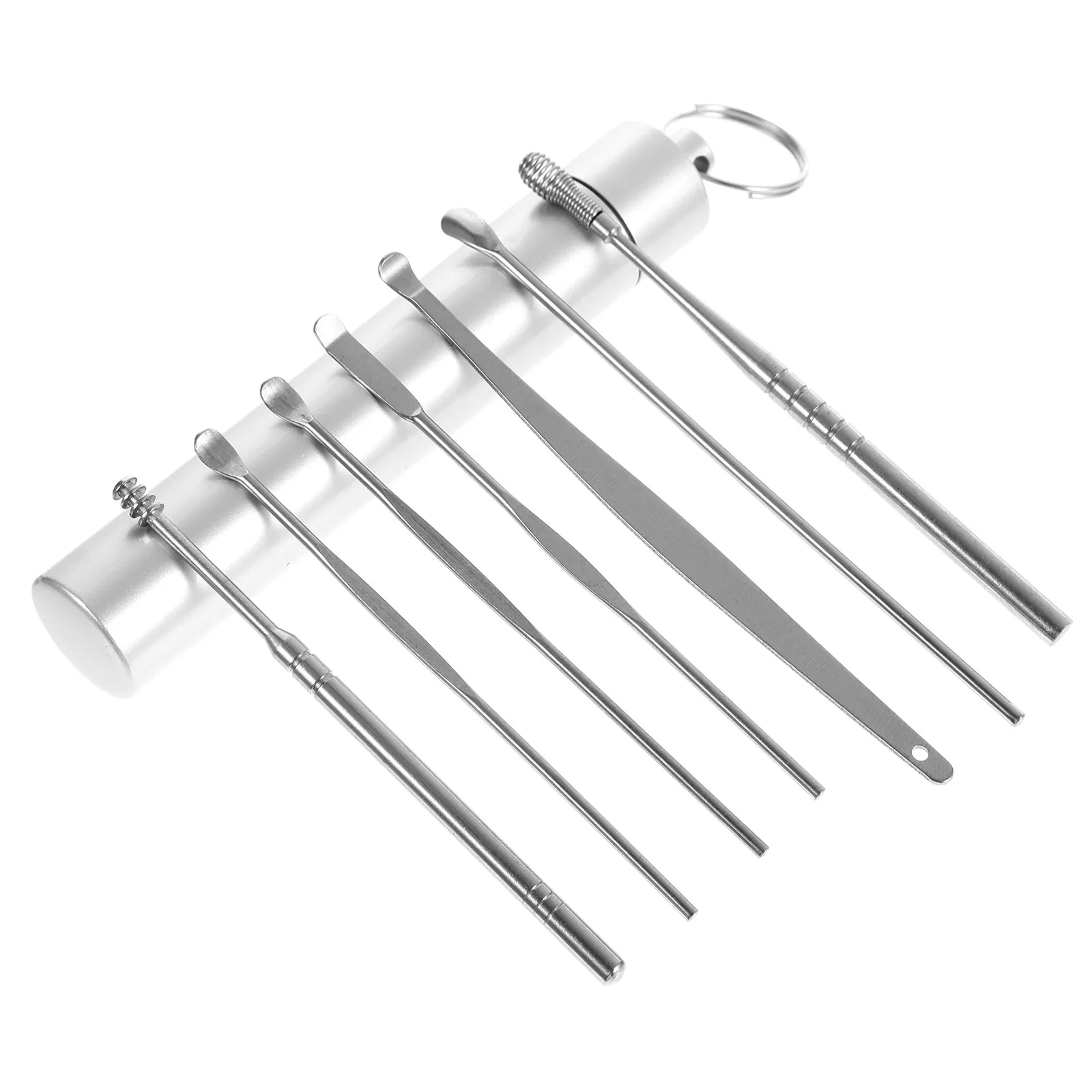 7 pcs Stainless Earwax Ear Wax Removal Kit Removal Kit Wax Cleaning Tools Picks Set Hygiene Tool Portable Ear Spoons
7 pcs Stainless Earwax Ear Wax Removal Kit Removal Kit Wax Cleaning Tools Picks Set Hygiene Tool Portable Ear Spoons