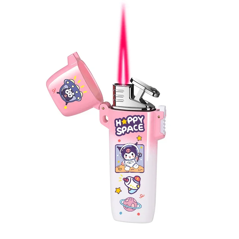 Sanrioed New Kawaii Hello Kitty Gradient Cute Astronaut Kuromi Red Flame Cinnamoroll Lighter for Boyfriend Wholesale Delivery
Sanrioed New Kawaii Hello Kitty Gradient Cute Astronaut Kuromi Red Flame Cinnamoroll Lighter for Boyfriend Wholesale Delivery