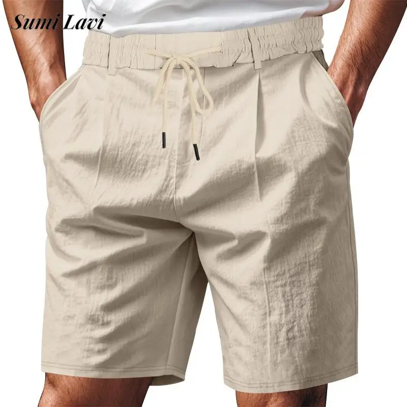 Daily Leisure Mens Solid Color Linen Shorts Fashion Drawstring Loose Straight Linen Short Pant For Men 2025 Summer Trendy Shorts
Daily Leisure Mens Solid Color Linen Shorts Fashion Drawstring Loose Straight Linen Short Pant For Men 2025 Summer Trendy Shorts